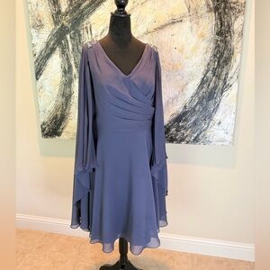 Elegant Stormy (Purplish) Women's Dress by JJ’s House